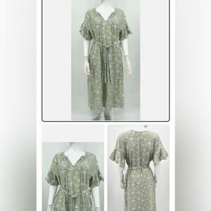 Maggy London Sage Floral Dress